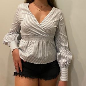 Pinstriped blouse